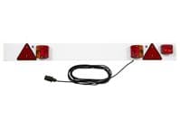 4FT 6 INCH TRAILER LIGHT BOARD 6M CABLE LIGHT CARAVAN TOWING WITH FOG LAMP